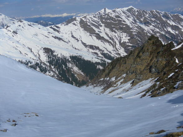 Tiefblick ins Wolfbachtal