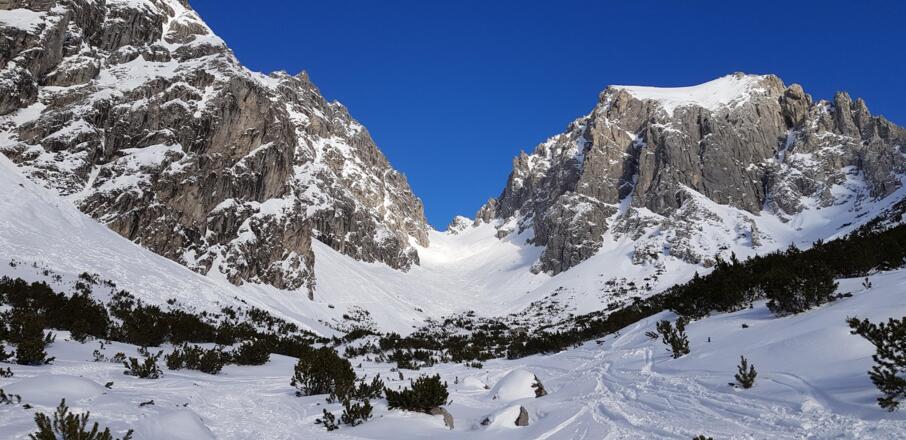 Blick zurück - Tolle Kulisse