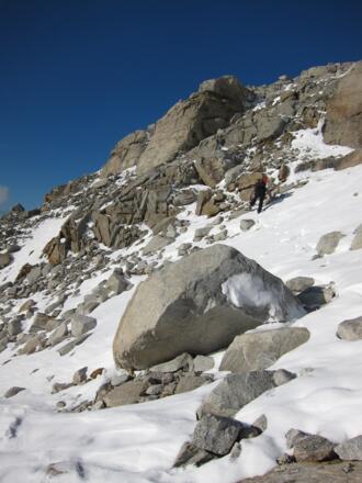 Aufstieg zum Riepengrat