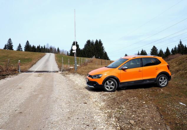 Start am Schranken ~745m