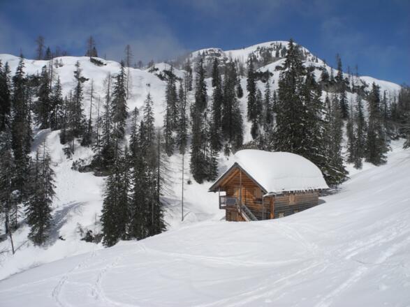 Almhütte im Bärkogelgraben