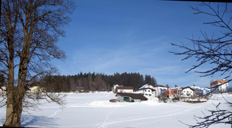 Rückblick vom Tiefpunkt 760m
