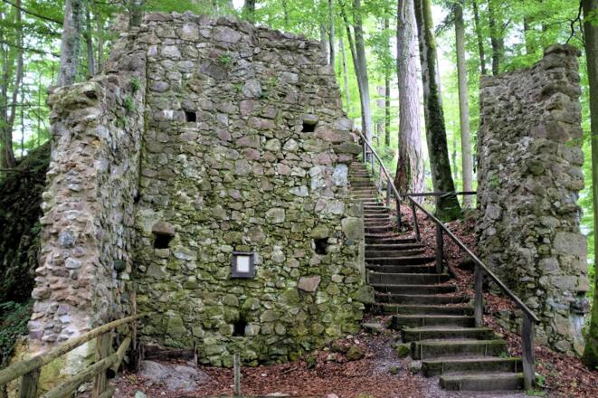 Ruine Rottenburg - Versöhnungsstiege