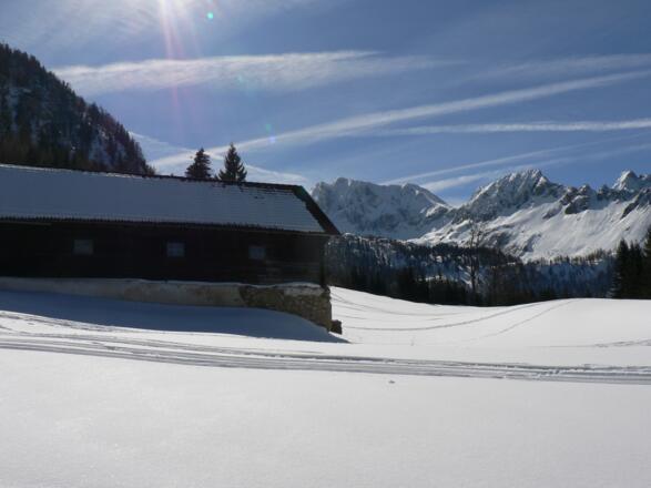 Die wunderschön gelegene Inselbacher Alm
