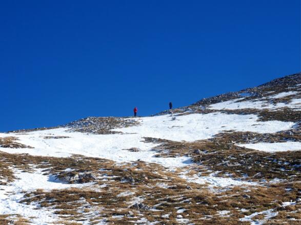 Bergsteiger am Nordgrat