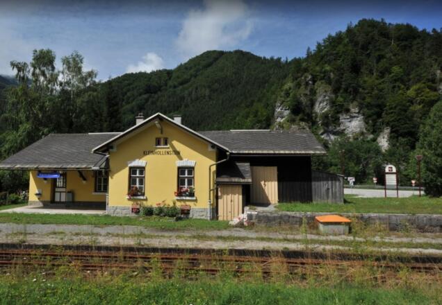 vergangene Ybbstalbahn: Bahnhof Kleinhollenstein