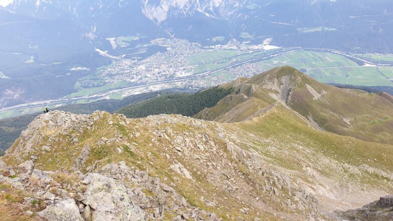 Rückblick Richtung Sonnkarköpfl