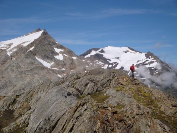 Sonnblick und Hocharn höchster Gipfel der Goldberg Gruppe