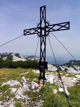 Gipfelkreuz Höllkogel