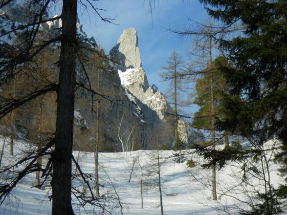 Vor uns der Gamsriesenturm