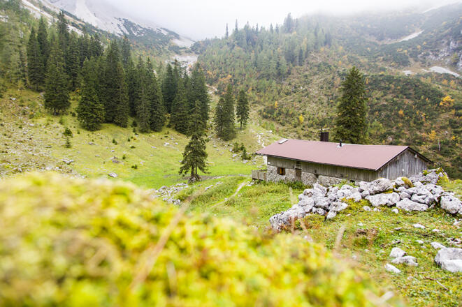 kurz vor der Hütte