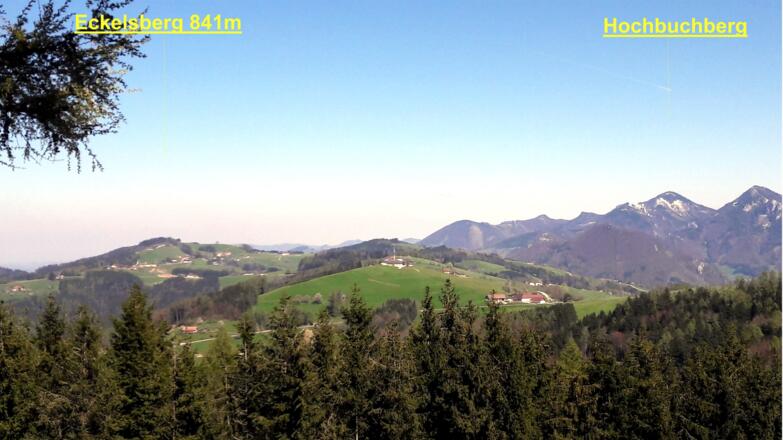 Eckelsberg und Hochbuchberg vom Grillenparz