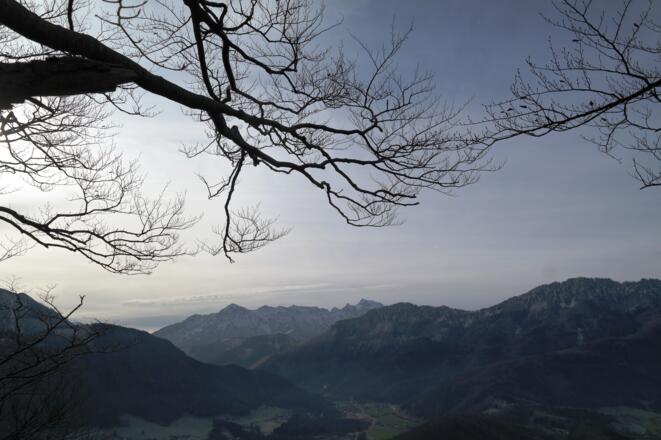 Blick zur Prielgruppe.