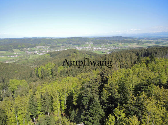 Blick auf Ampflwang.