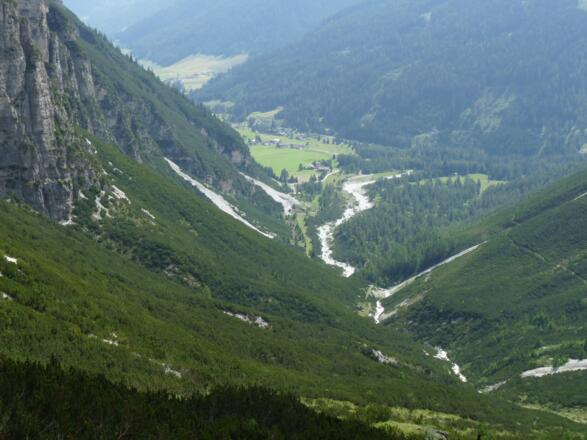 Herrlicher Blick auf das Obernbergtal.