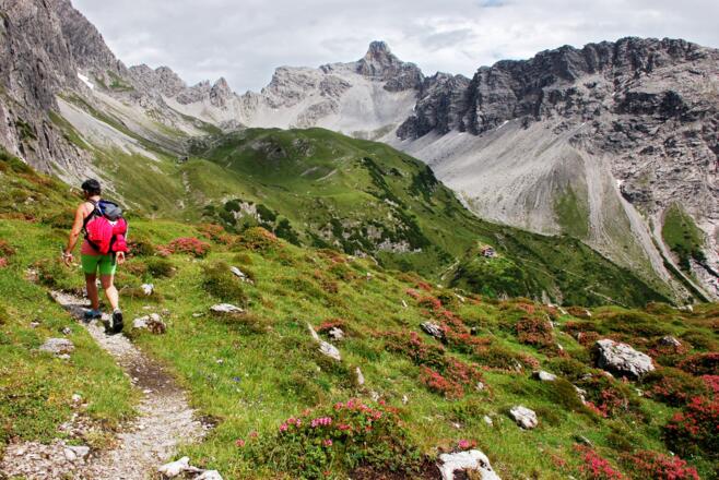 im Steinkar Richtung Steinseehütte
