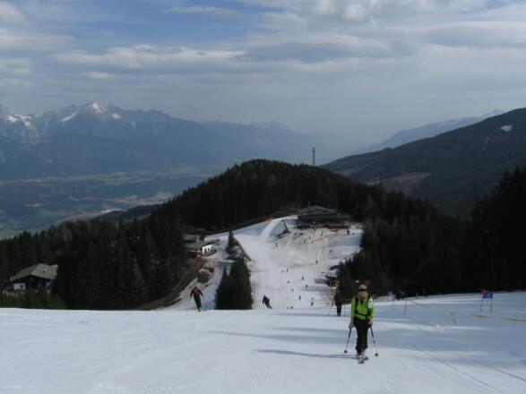 Rückblick über die steile Passage.