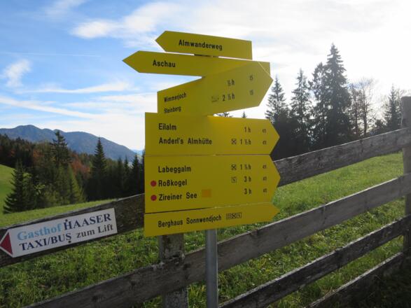 Der Weg zum "Roßkogel" und "Zireiner See" ist als roter, mittelschwerer Bergweg, klassifiziert. Dem Autor erschiene die Bewertung "leicht" zutreffender.