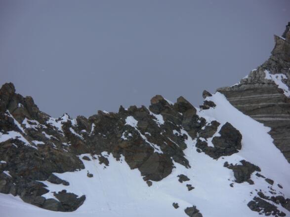 die ausgeaperte Larstigscharte