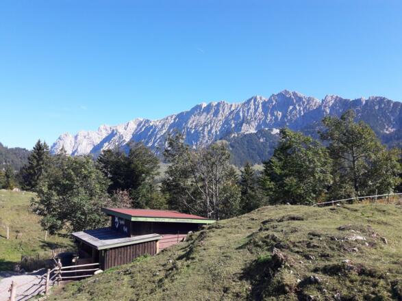 Aussicht zum Wilden Kaiser