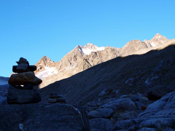 Schrankogel im Morgenlicht