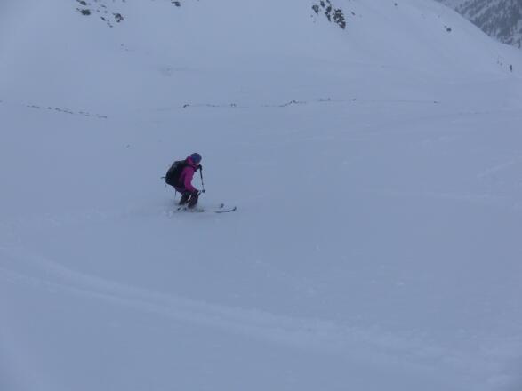 Muldenabfahrt
