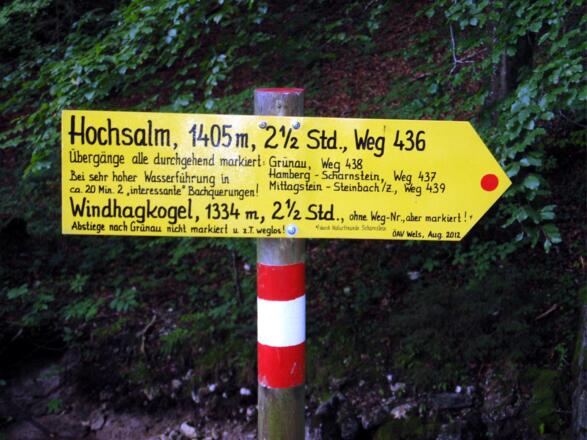 Startpunkt Schranken 550m