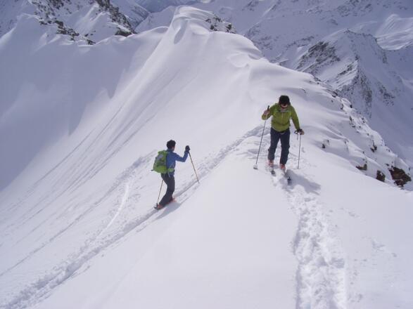 Die Scharte zwischen Gamezkogel und Sulzkogel ist erreicht.