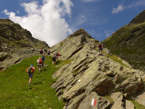 Aufstiegspassage zum Pumpersee
