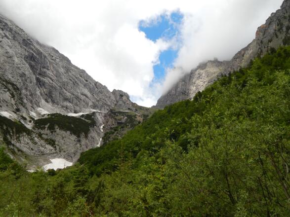 Blick Richtung Bährenlahnersattel