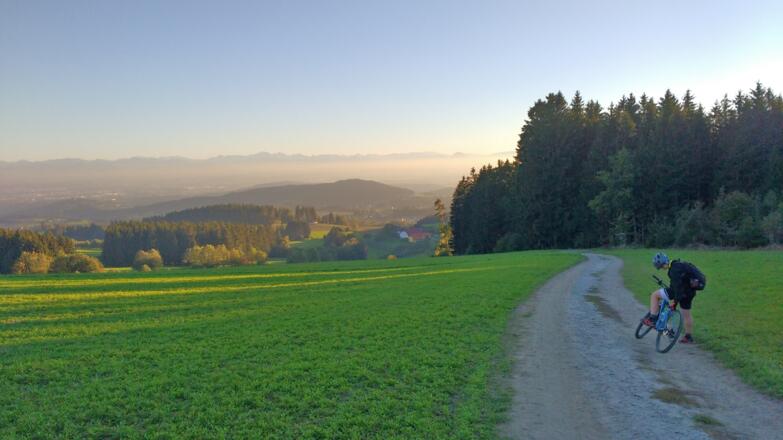 Blick von der Gis Richtung Voralpenland