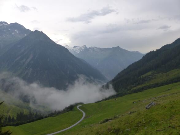 Blick hinaus durch den Zillergrund.