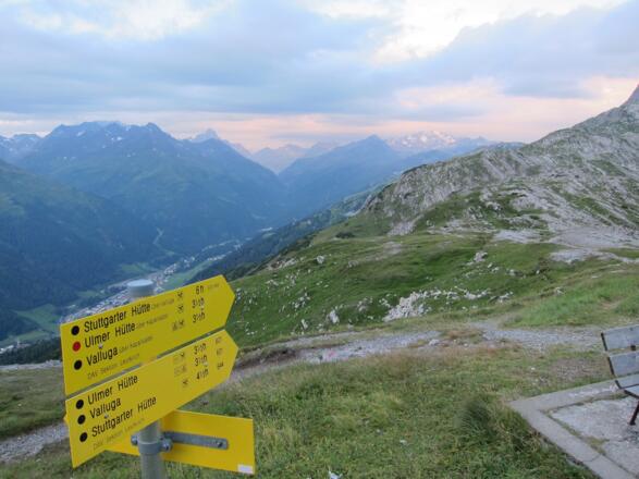 Bei der Leutkircher Hütte (17. August 2013)