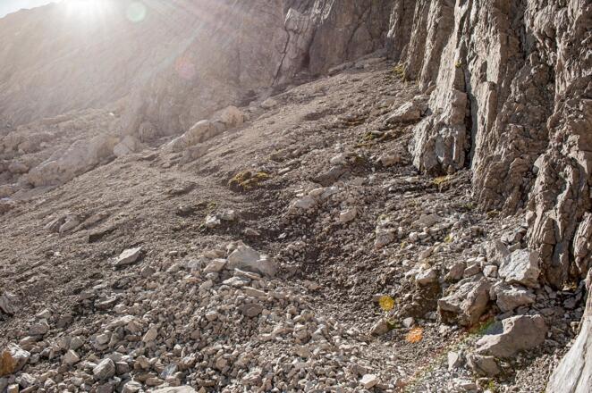 Richtung Steinsee-Klettersteig