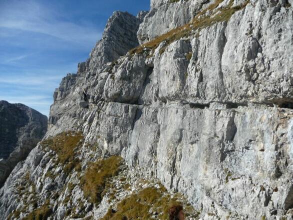 Felsbänder am Ostgrat