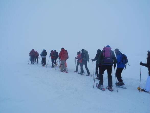 Schneeschuhwandern am Himmeldunkberg
