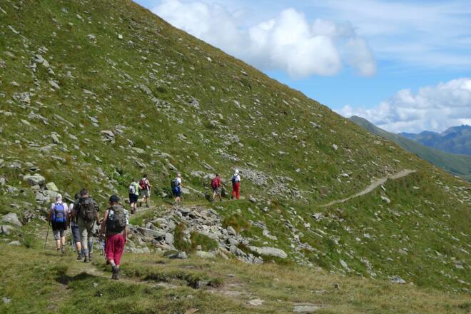 Auf dem Rudolf-Kauschka-Weg zur Durfeldalm