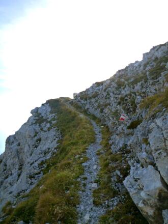 Steig Richtung Westgrat