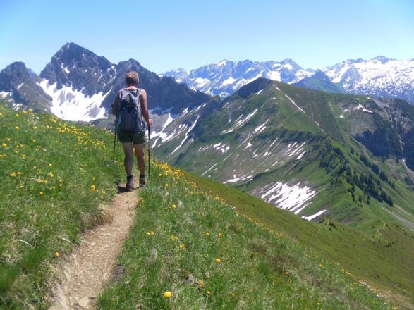 Zafernhornabstieg vor Hochlicht