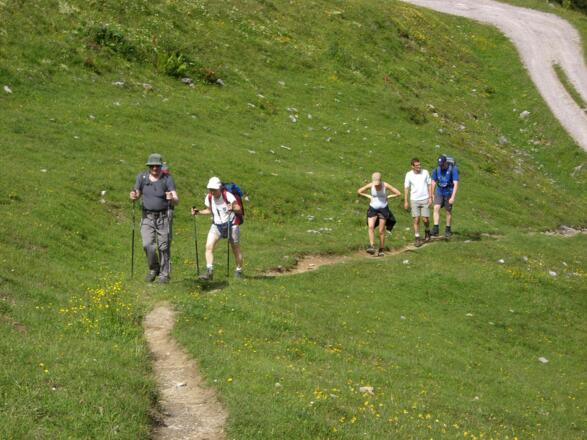 Aufstieg zur Oberhütte