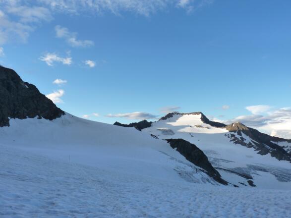 Panorama Von der Schwarzwandscharte zum wilden Freiger