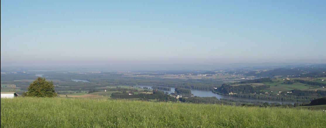 Blick vom Kollmitzberg ins Machland