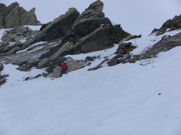 kurzer Abstieg zum Larstigferner