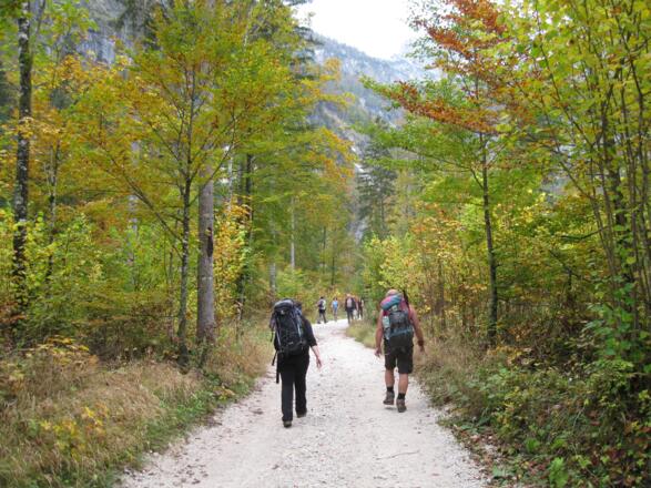 Richtung Klinserwasserfall (05.10.2014)
