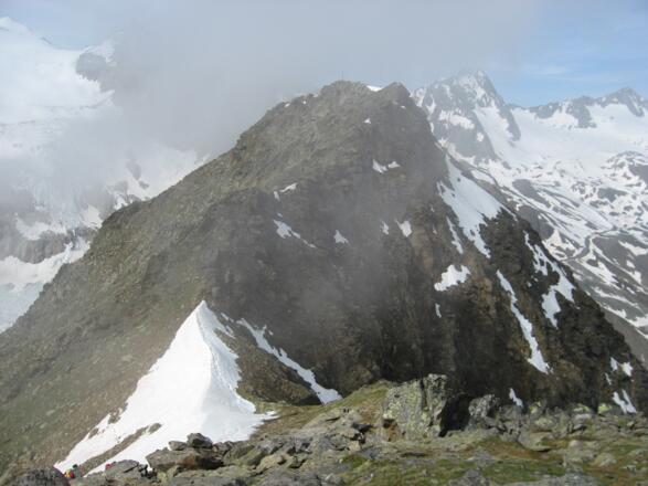 Blick zum Großen Trögler, vom Kleinen Trögler.