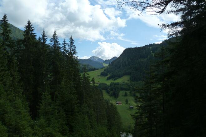 Im Aufstieg