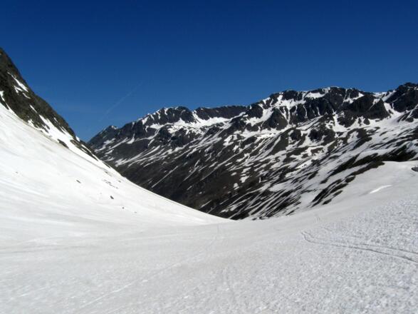 Herrliche Abfahrt zurück zum Ausgangspunkt.