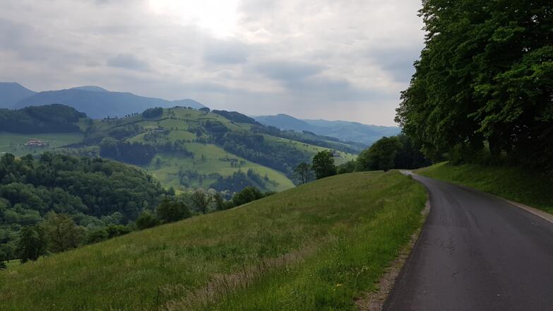 Oberdambach mit Blick ins untere Ennstal