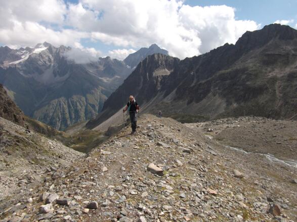 Tag 2: Höhenweg zwischen Mittelberglessee und Verpeiljoch
