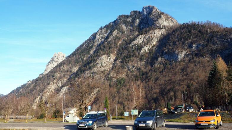 Parkplatz Erlakogel am Traunsee-Rindbach